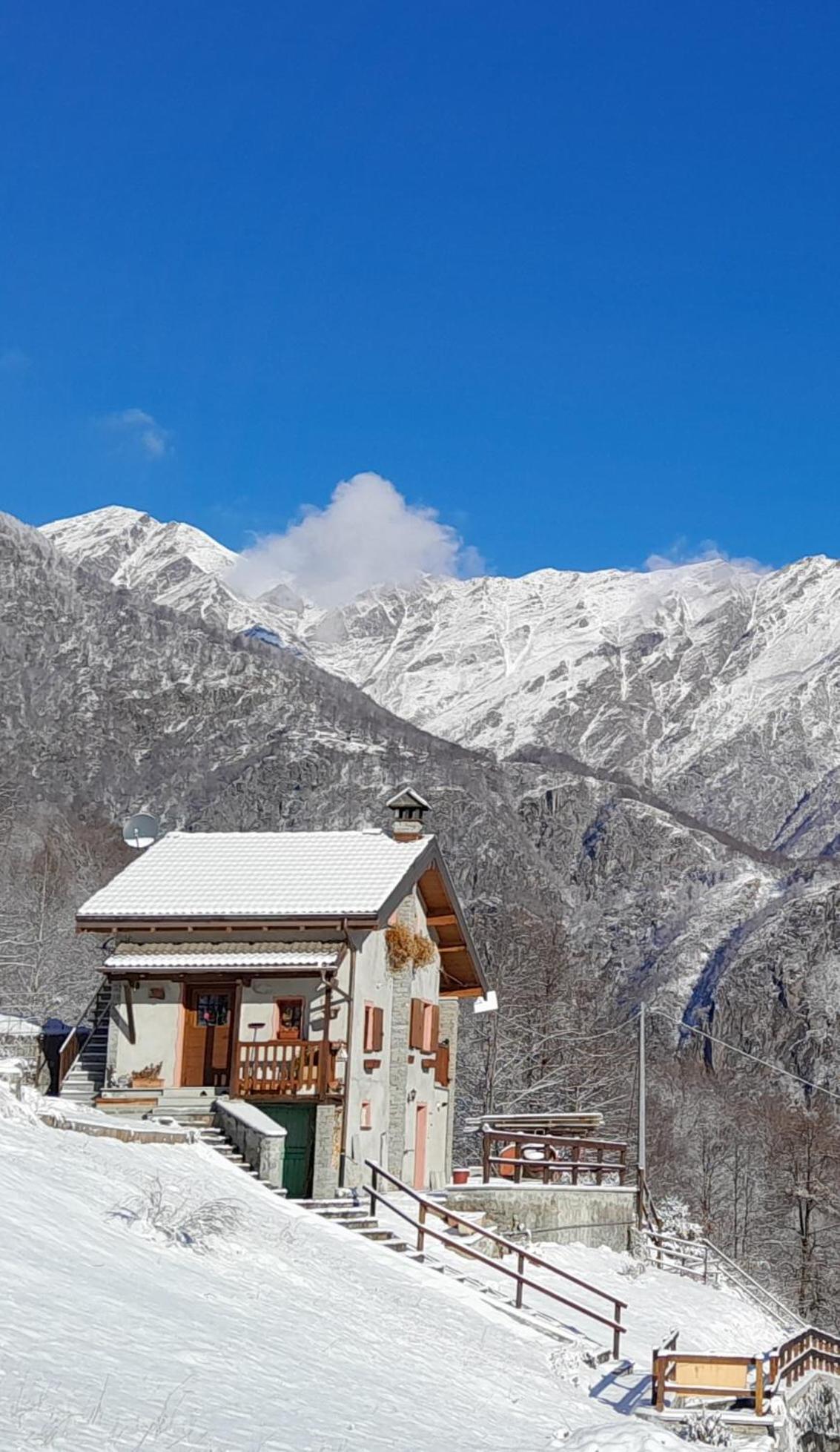 Casa All'Alpe Gaggetto B & B Anzino Exterior foto